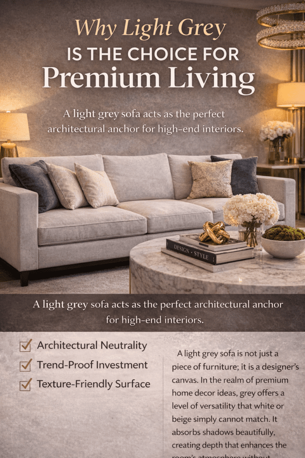 Luxury Living Room Ideas with a Light Grey Sofa