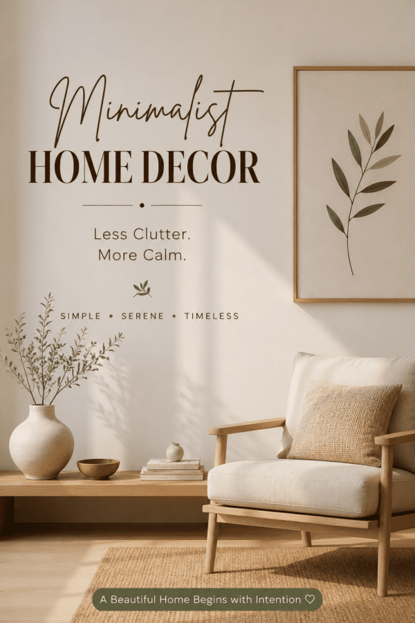 Minimalist Home Decor