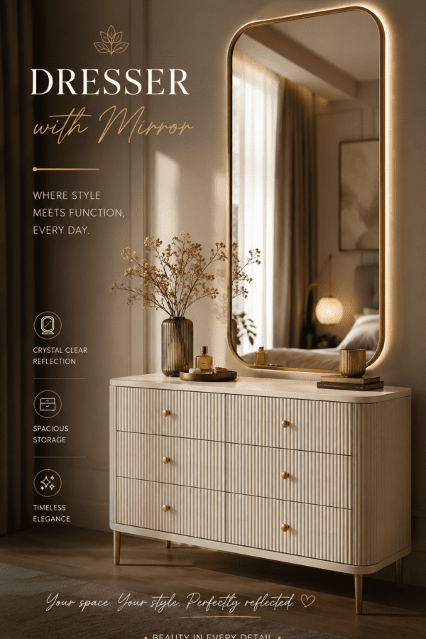 Dresser With Mirror