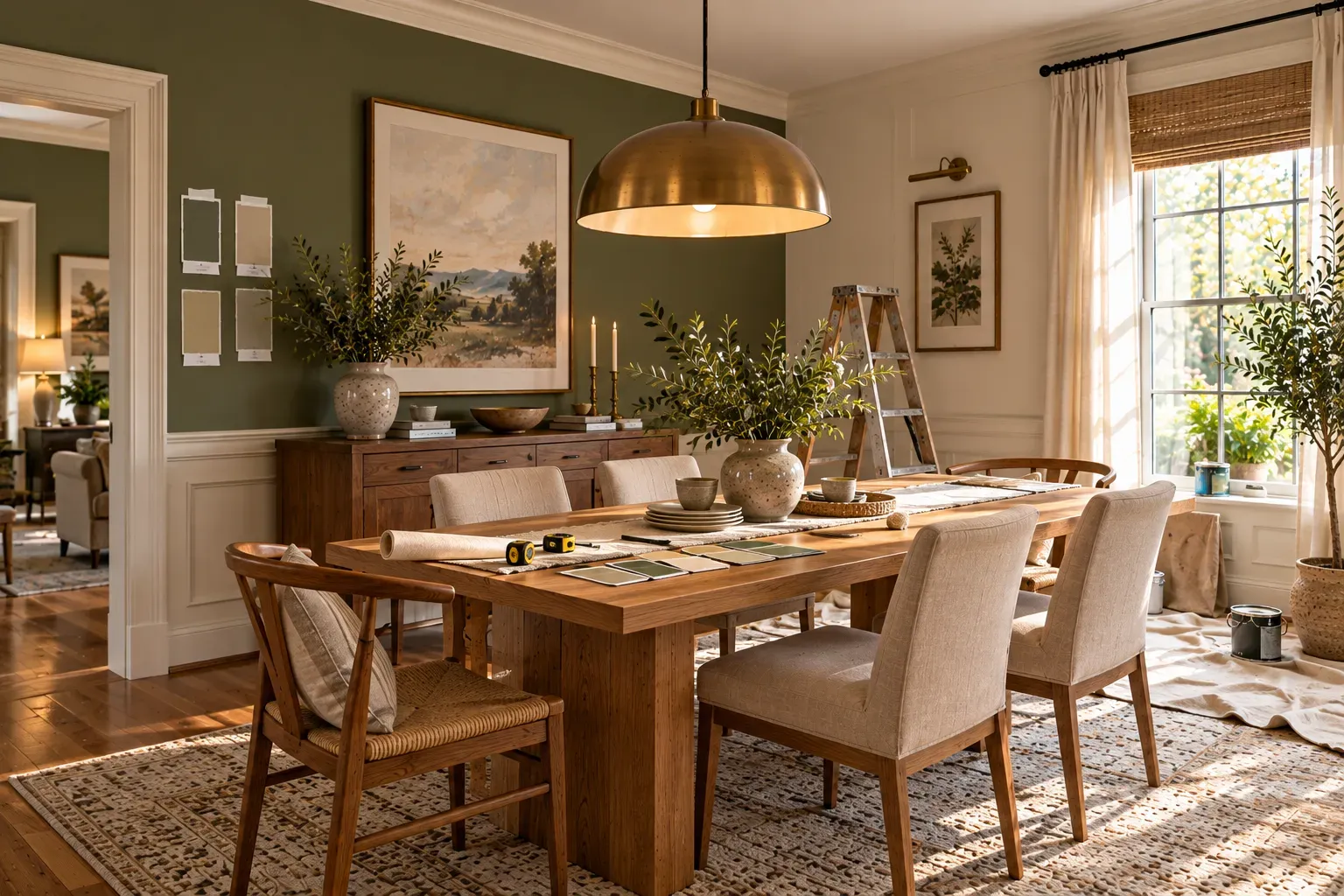 Plan a Renovation Budget in Phases featuring carefully selected furniture, authentic textures and soft residential lighting